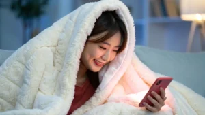 もこもこ毛布バズった